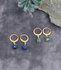 Mini oorringen met lapis lazuli_